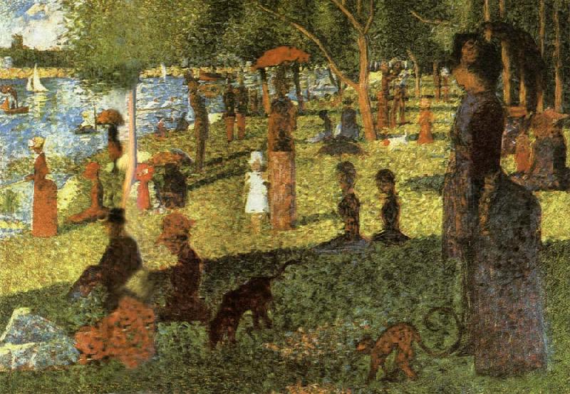 Georges Seurat The Grand Jatte of Sunday afternoon china oil painting image